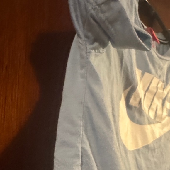 Nike Sky Blue Cropped Tee - Picture 5 of 9
